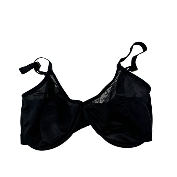 Soma Unbelievable Lift Perfect Coverage Black Sheer Bra Sexy Womens Size 32G - Picture 1 of 4